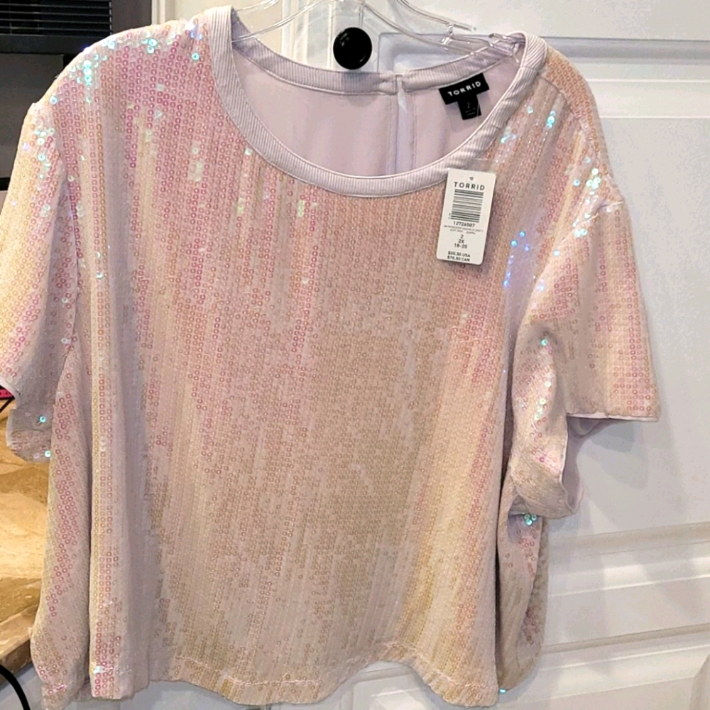 Torrid Sequence crop top